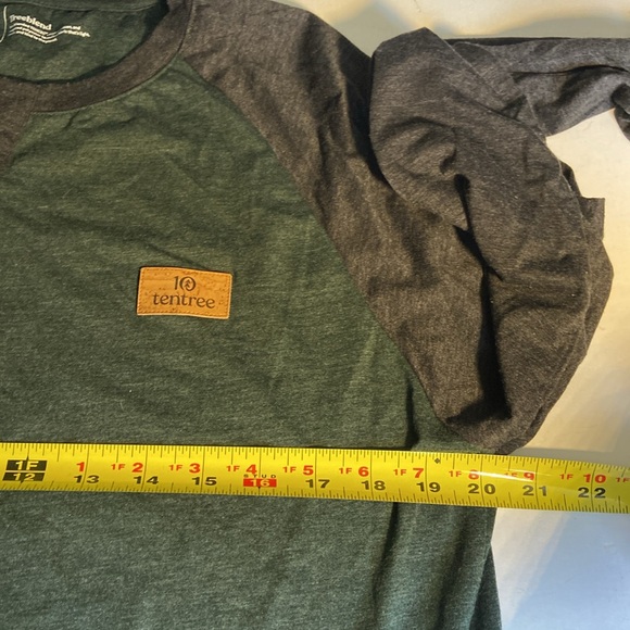 TenTree Classic Raglan Henley Shirt - Picture 8 of 8